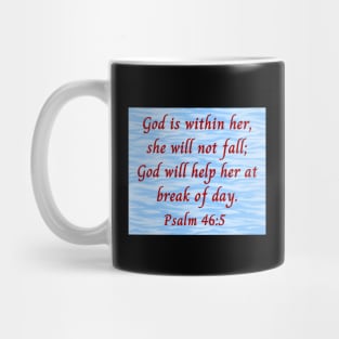 Bible Verse Psalm 46:5 Mug